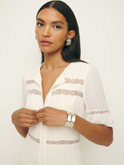 Petites Woodson Dress - Ivory