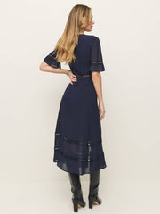 Petites Woodson Dress - Navy
