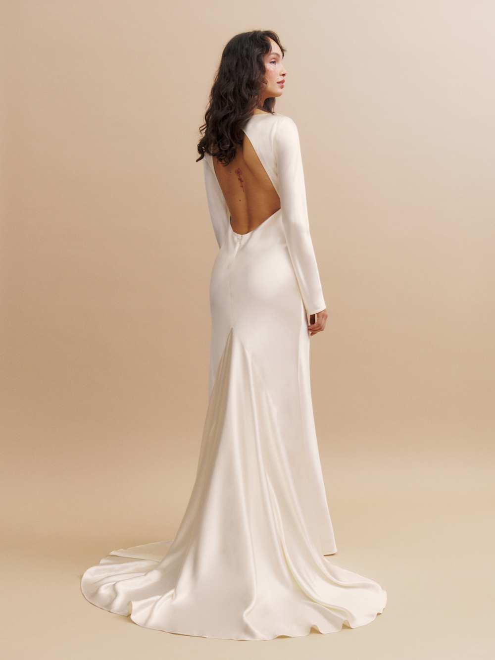 Adwen Silk Dress - Ivory