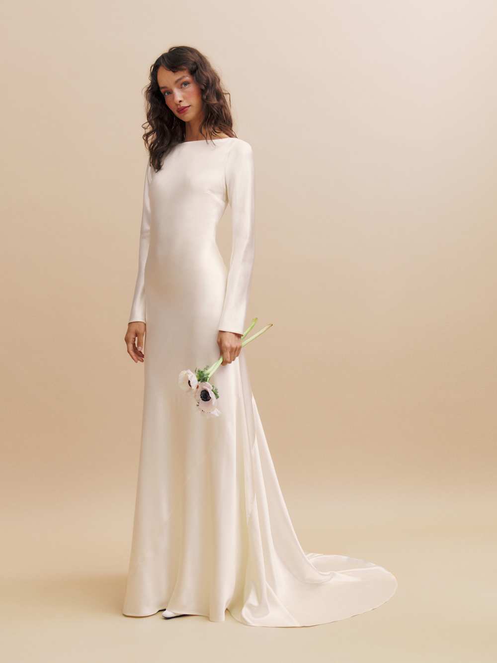 Adwen Silk Dress - Ivory