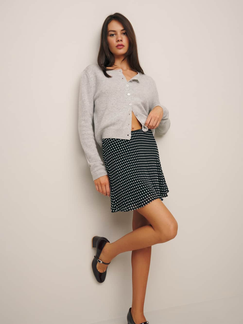 Brandy Skirt - Caviar Dot