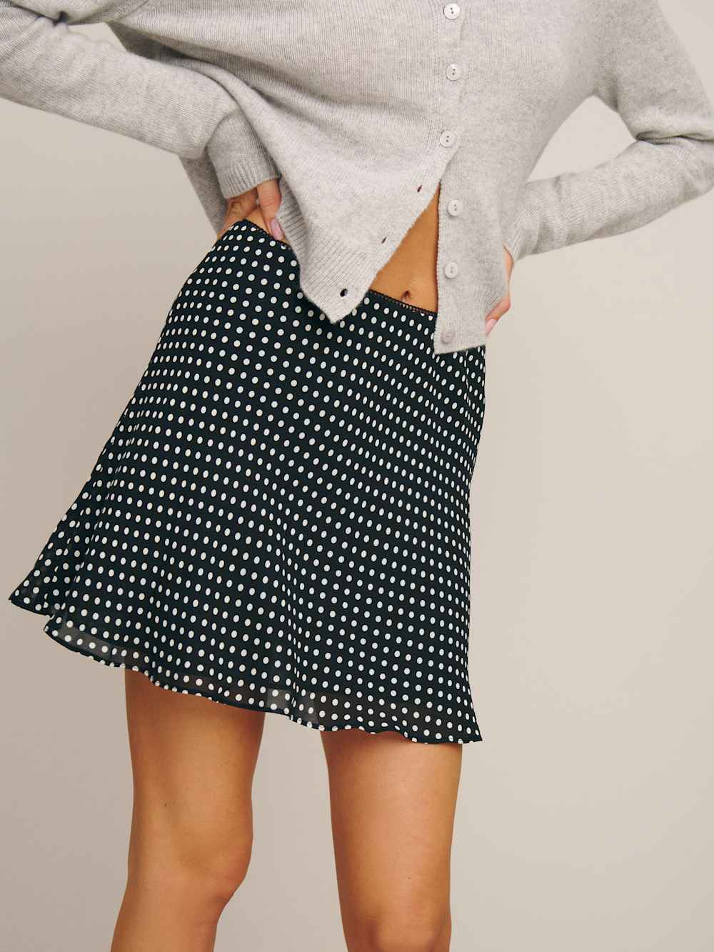 Brandy Skirt - Caviar Dot