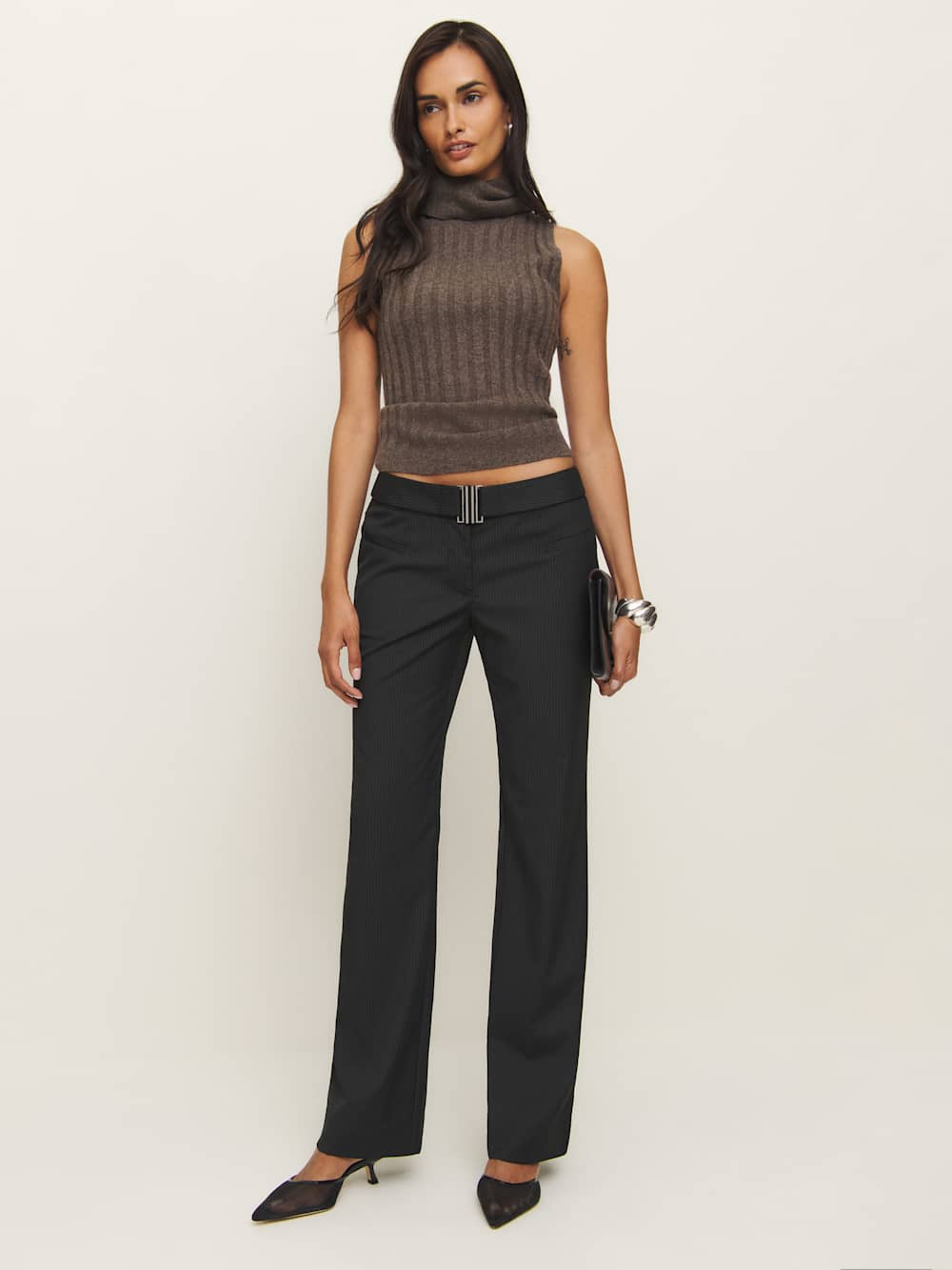 Cherie Pant - Black Stripe