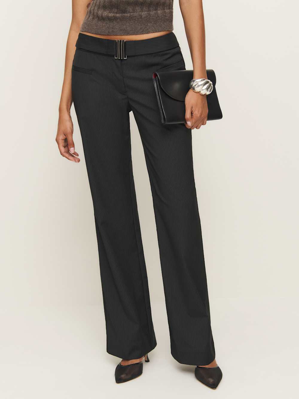 Cherie Pant - Black Stripe