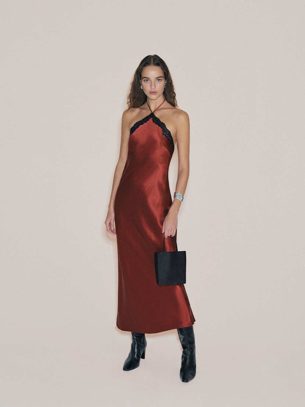 Aara Silk Dress - Romance