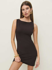 Nataly Knit Dress - Mole