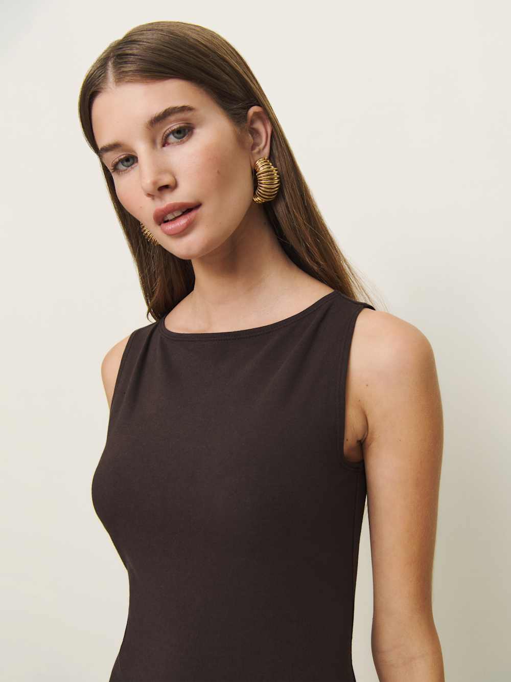 Nataly Knit Dress - Mole