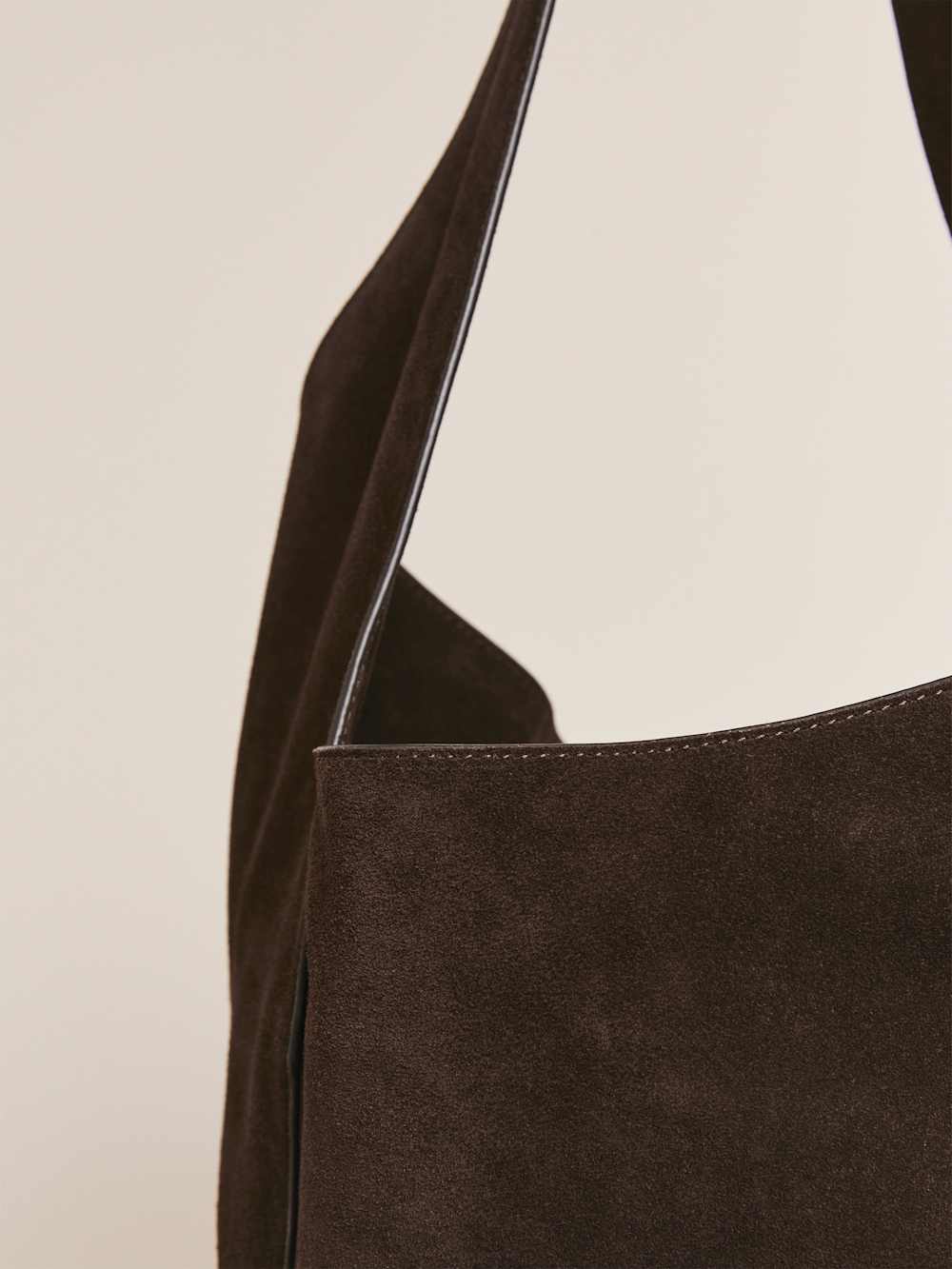 Medium Silvana Bucket Bag - Boss Suede