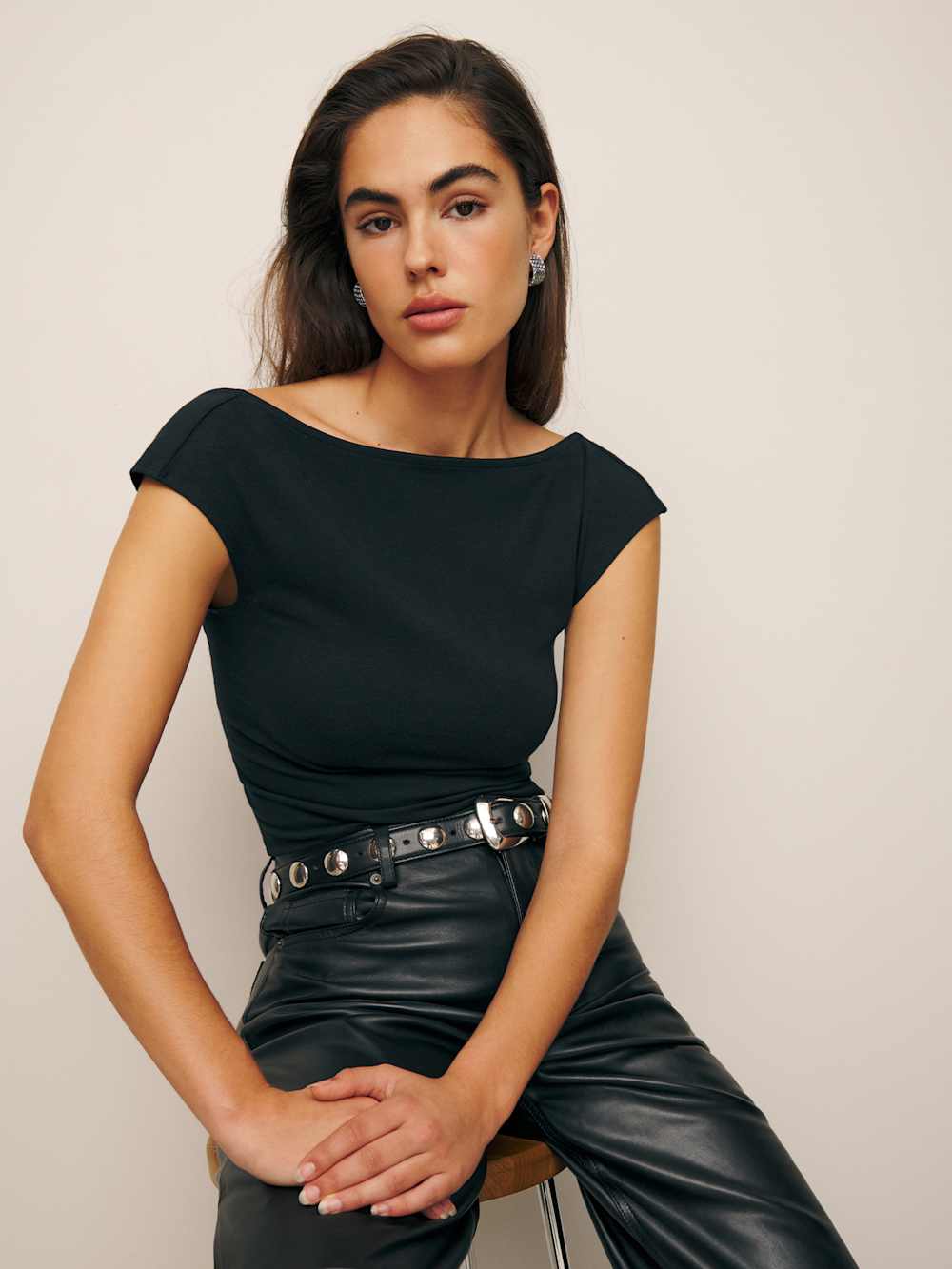 Darra Knit Top - Black