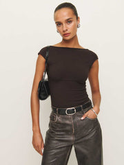 Darra Knit Top - Mole