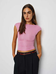 Darra Knit Top - Pink