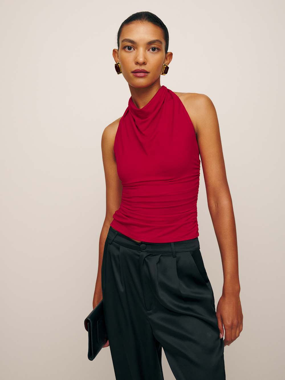 Enzo Knit Top - Lipstick