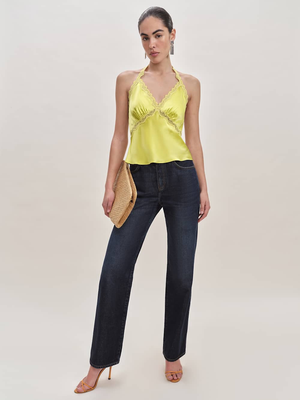 Monica Silk Top - Algae Bloom