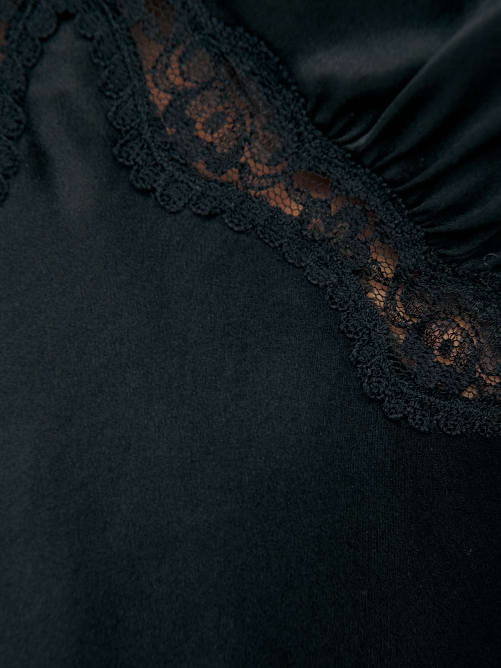 Monica Silk Top - Black
