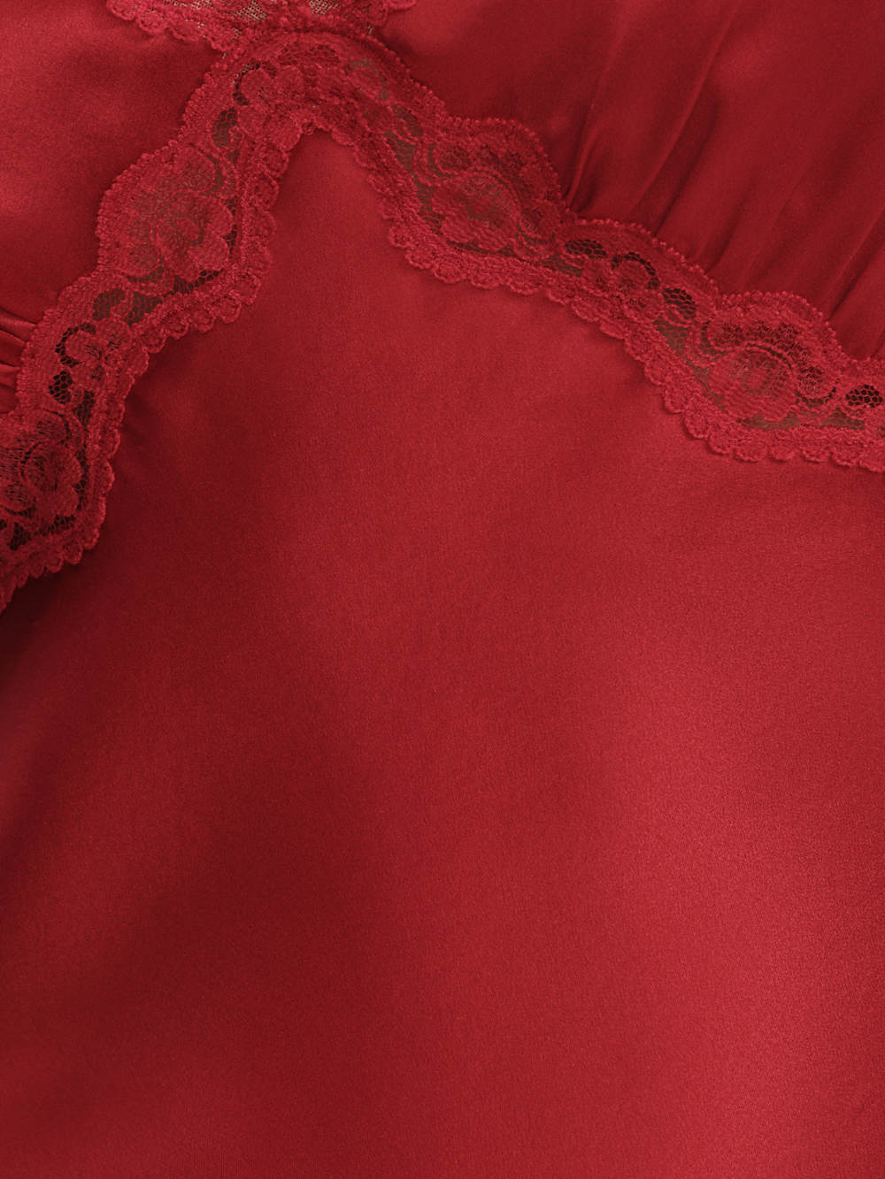 Monica Silk Top - Lipstick