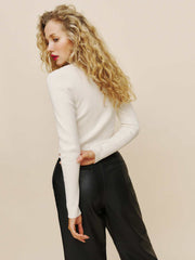 Kaitlyn Cotton Cardigan - Fior Di Latte