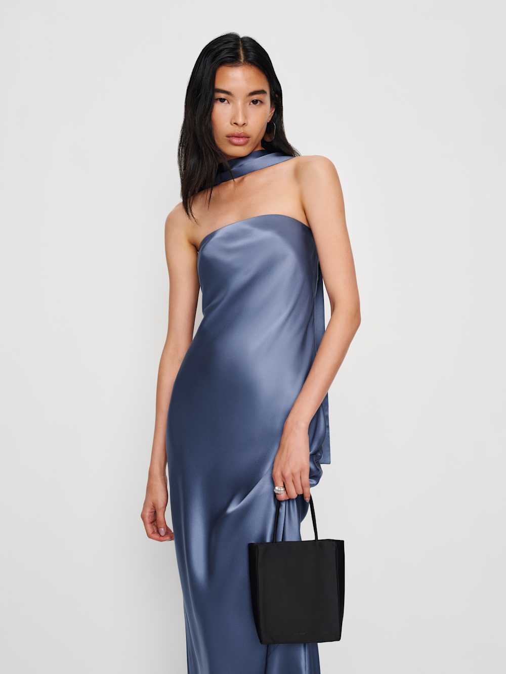 Oren Silk Dress - Cornflower