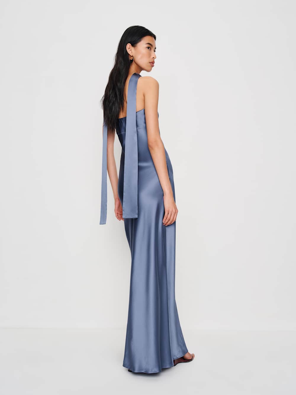 Oren Silk Dress - Cornflower