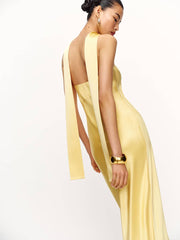 Oren Silk Dress - Sunshine