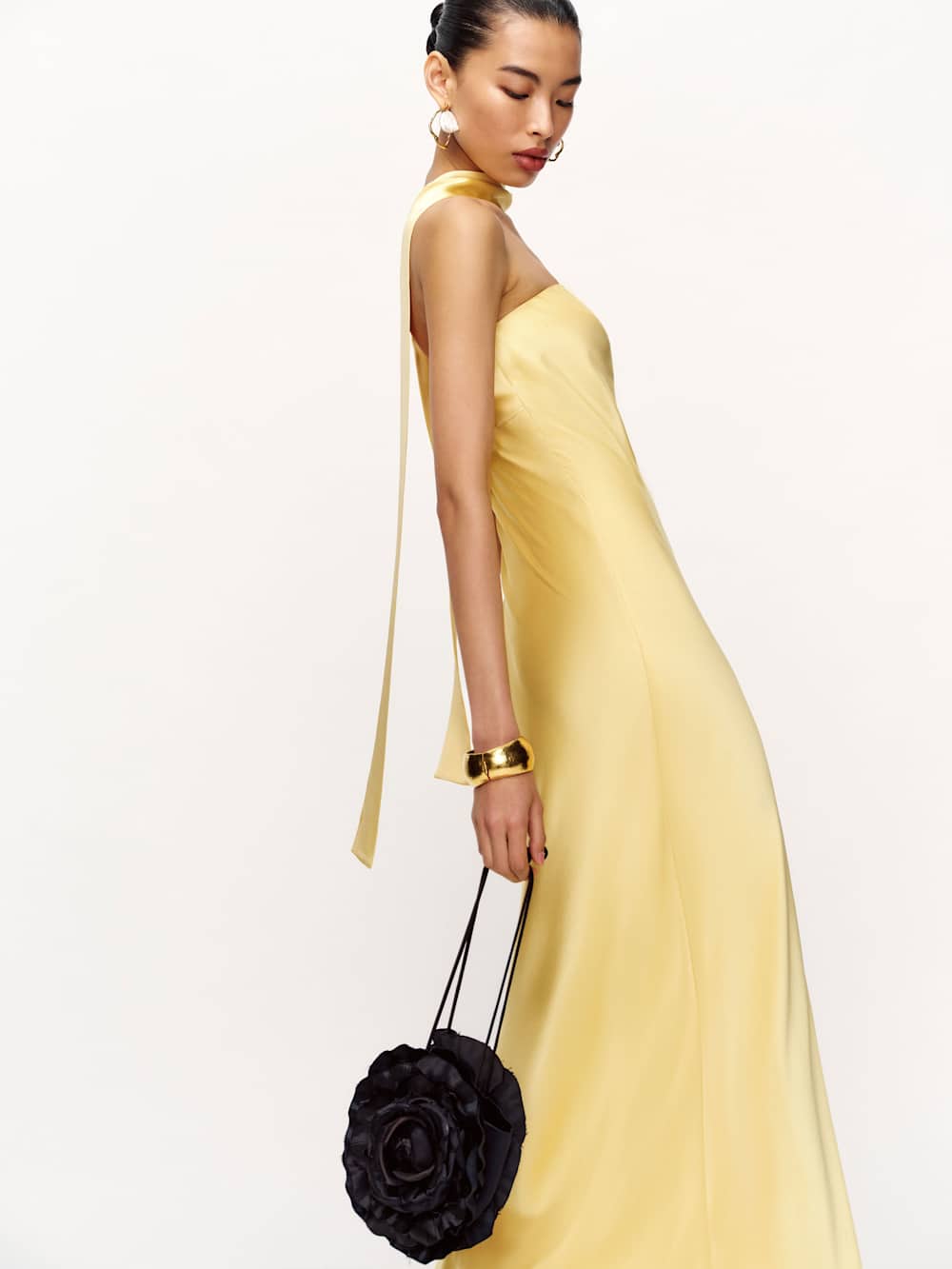 Oren Silk Dress - Sunshine