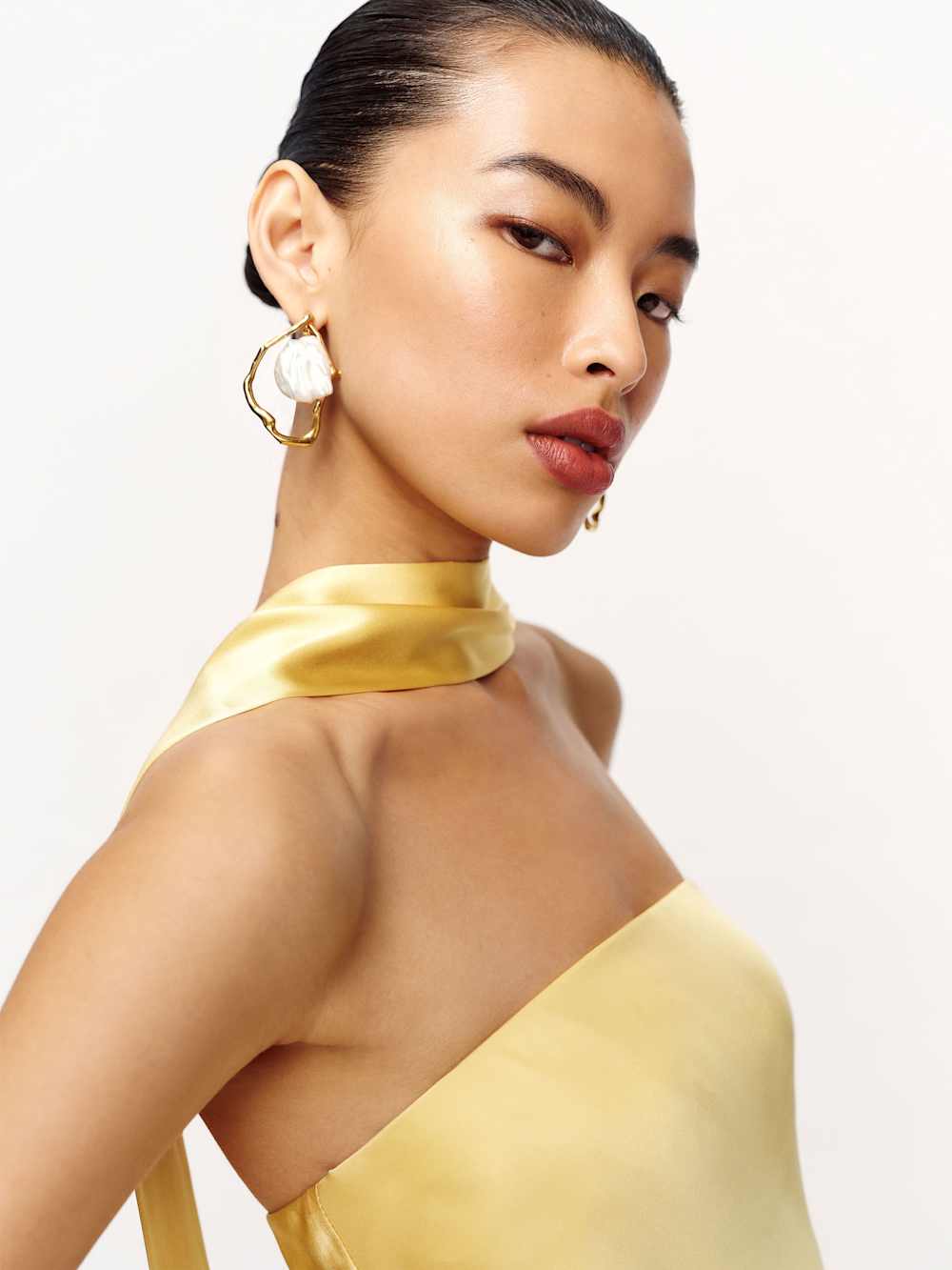 Oren Silk Dress - Sunshine