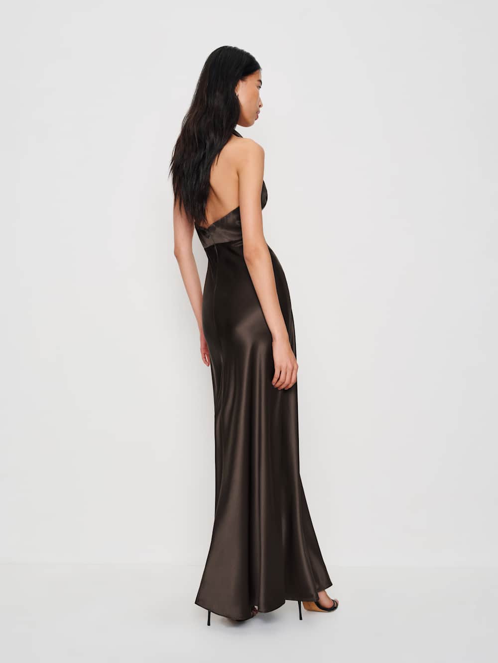 Daniela Silk Dress - Black Pearl