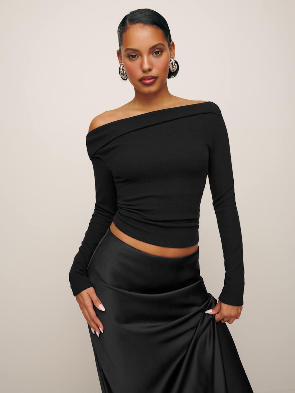 Elio Knit Top - Black