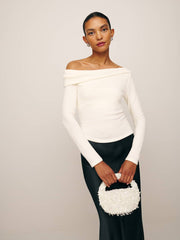Elio Knit Top - Fior Di Latte