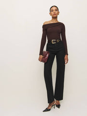 Elio Knit Top - Mole
