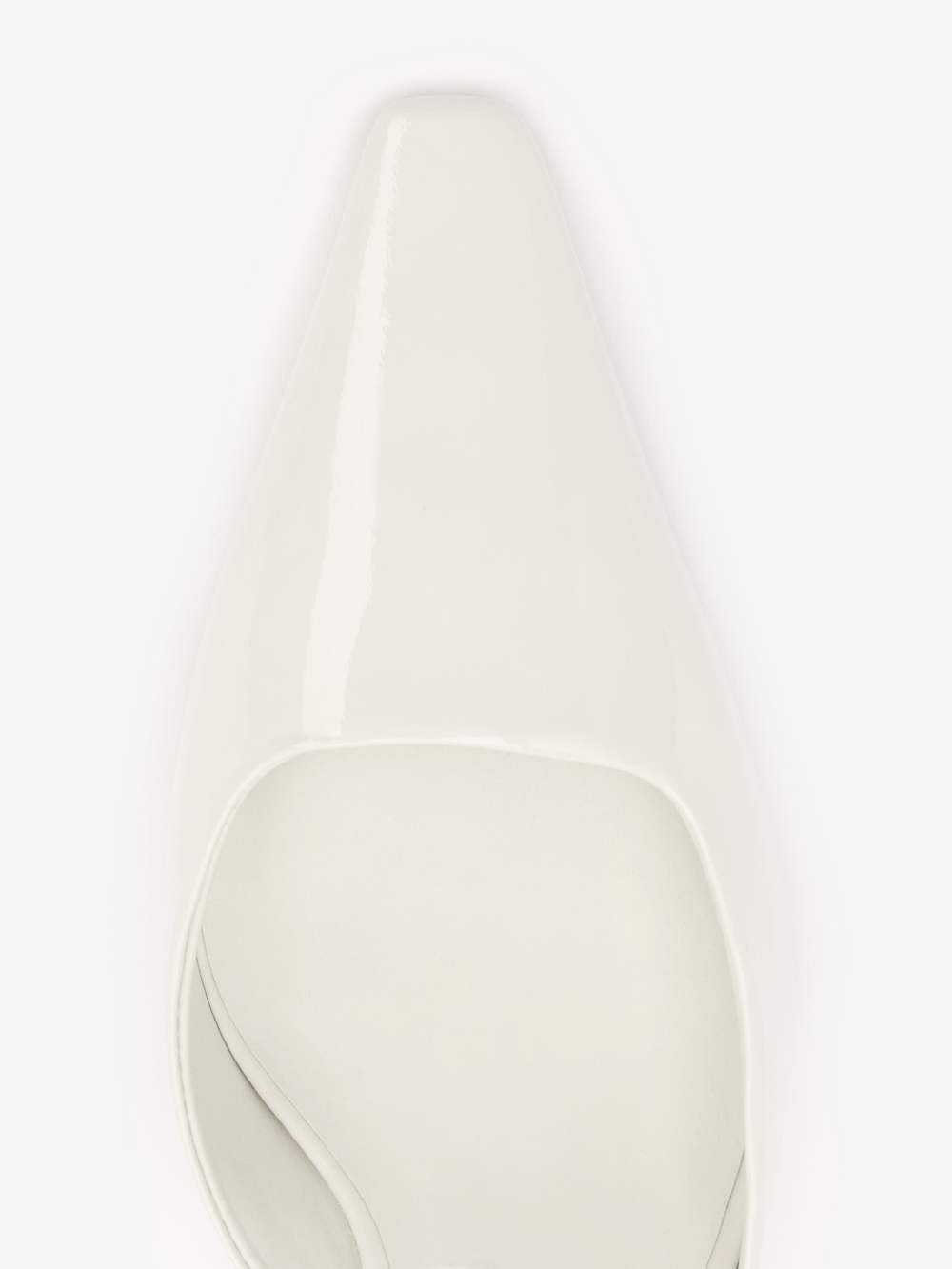 Natasha Pump - White Patent