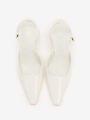 Natasha Pump - White Patent