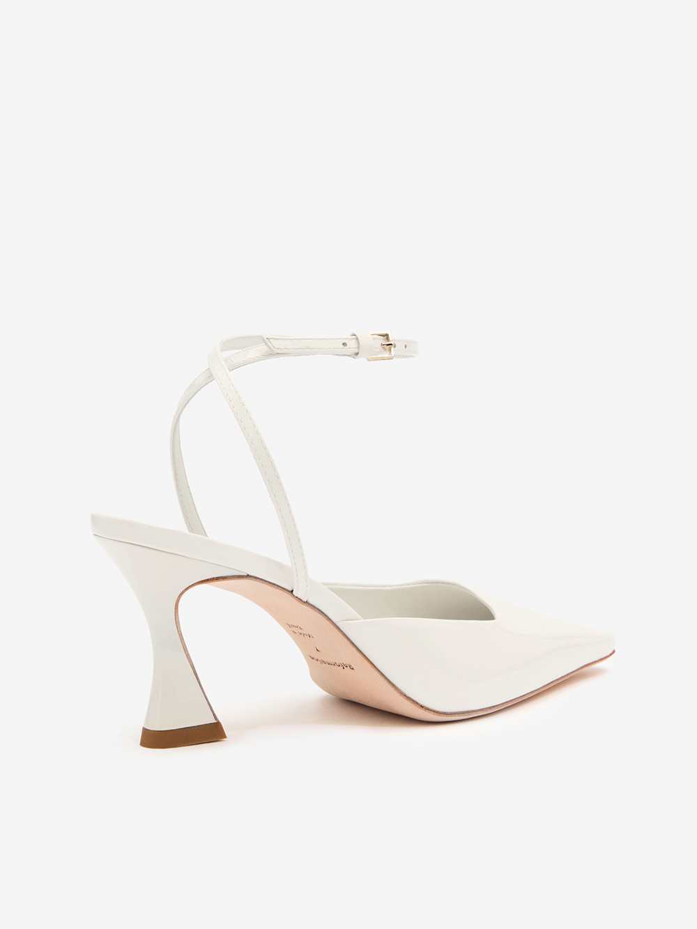 Natasha Pump - White Patent