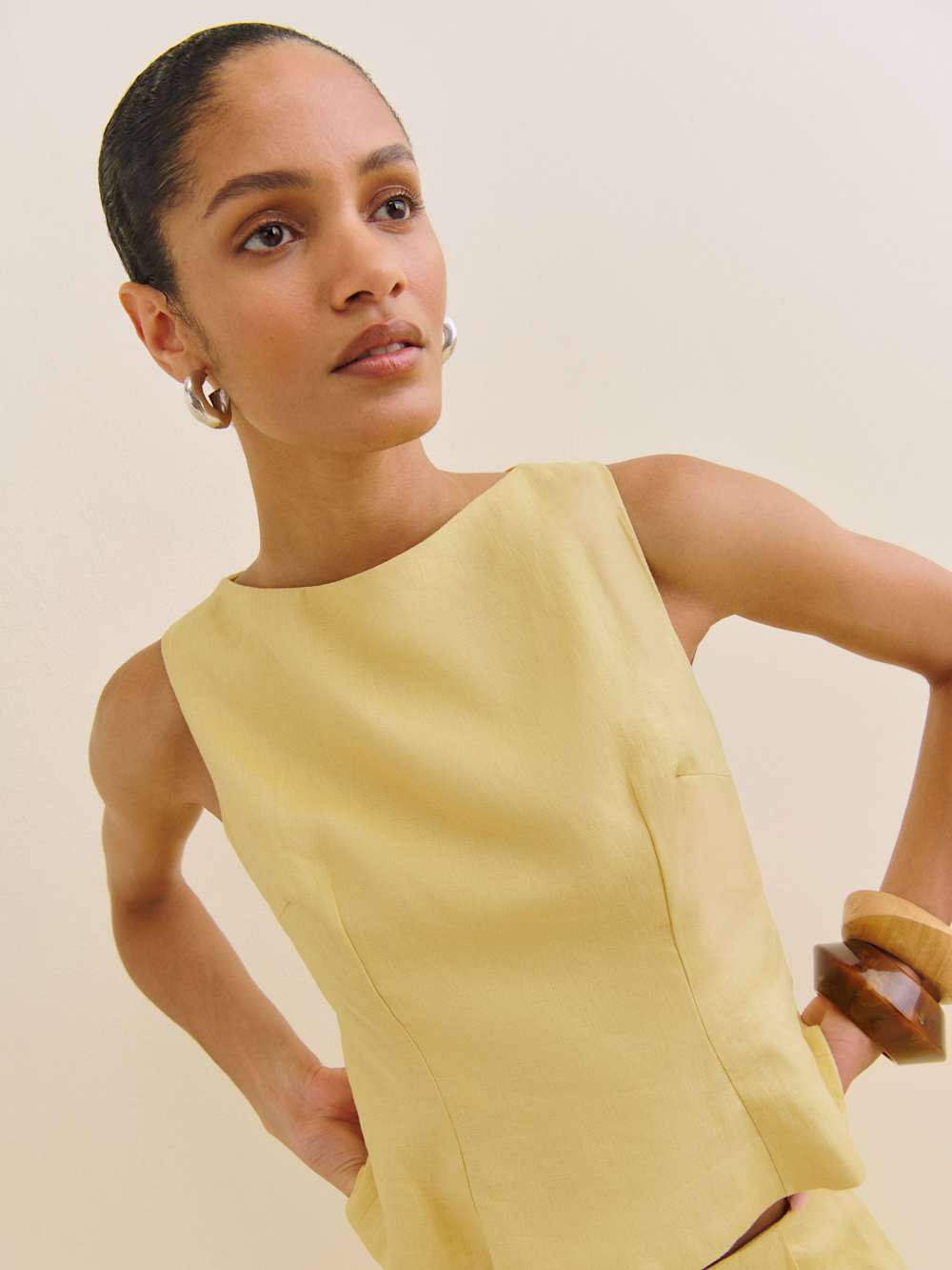 Moya Linen Two Piece - Sunshine