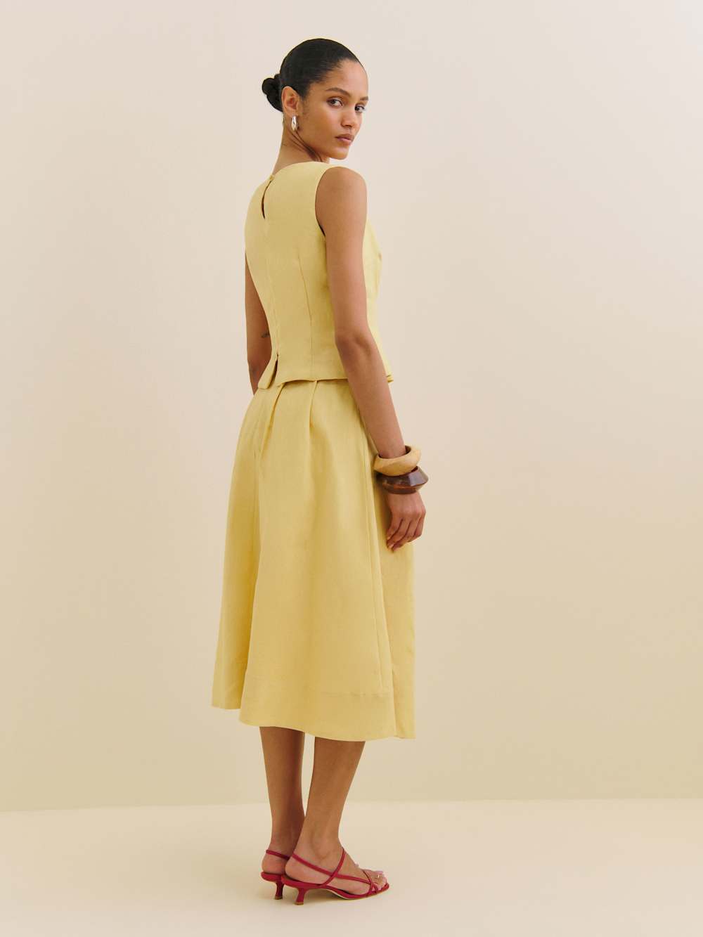 Moya Linen Two Piece - Sunshine