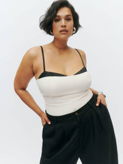 Melanie Top Es - Ivory