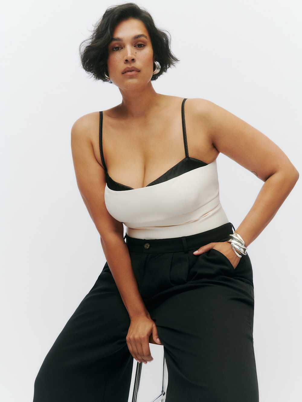 Melanie Top Es - Ivory