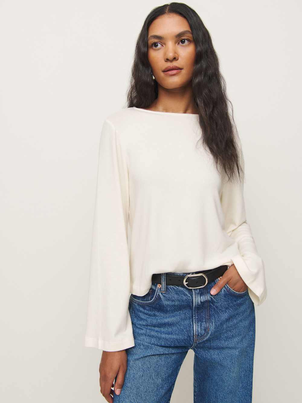 Eternity Knit Top - Fior Di Latte