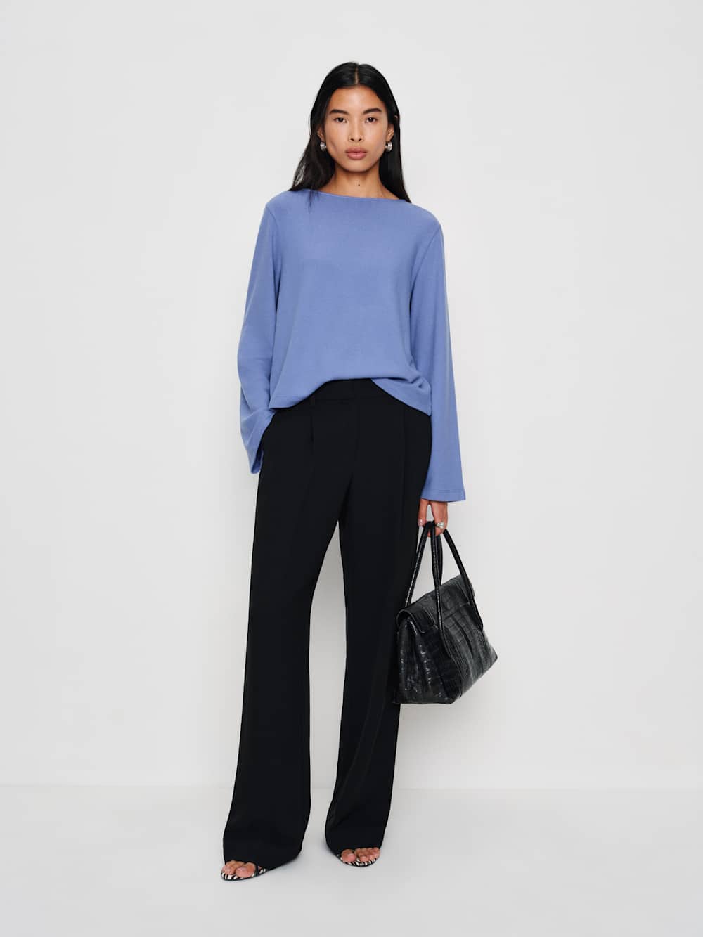 Eternity Knit Top - Neptune Blue