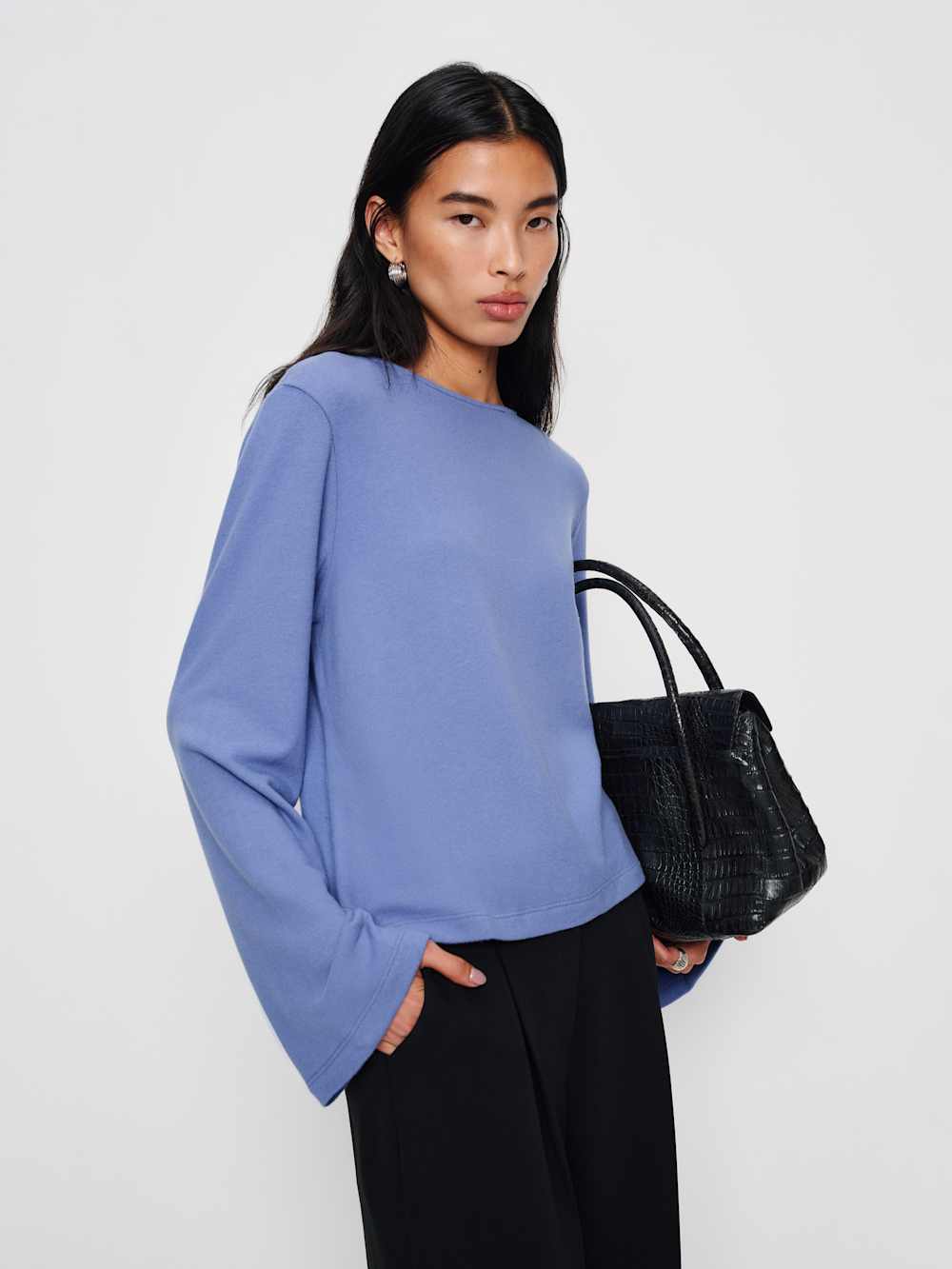 Eternity Knit Top - Neptune Blue