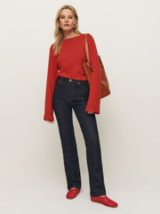 Eternity Knit Top - Sundried Tomato