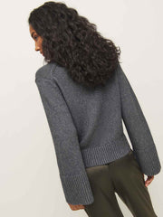Nala Cotton Cashmere Cardigan - Thunder