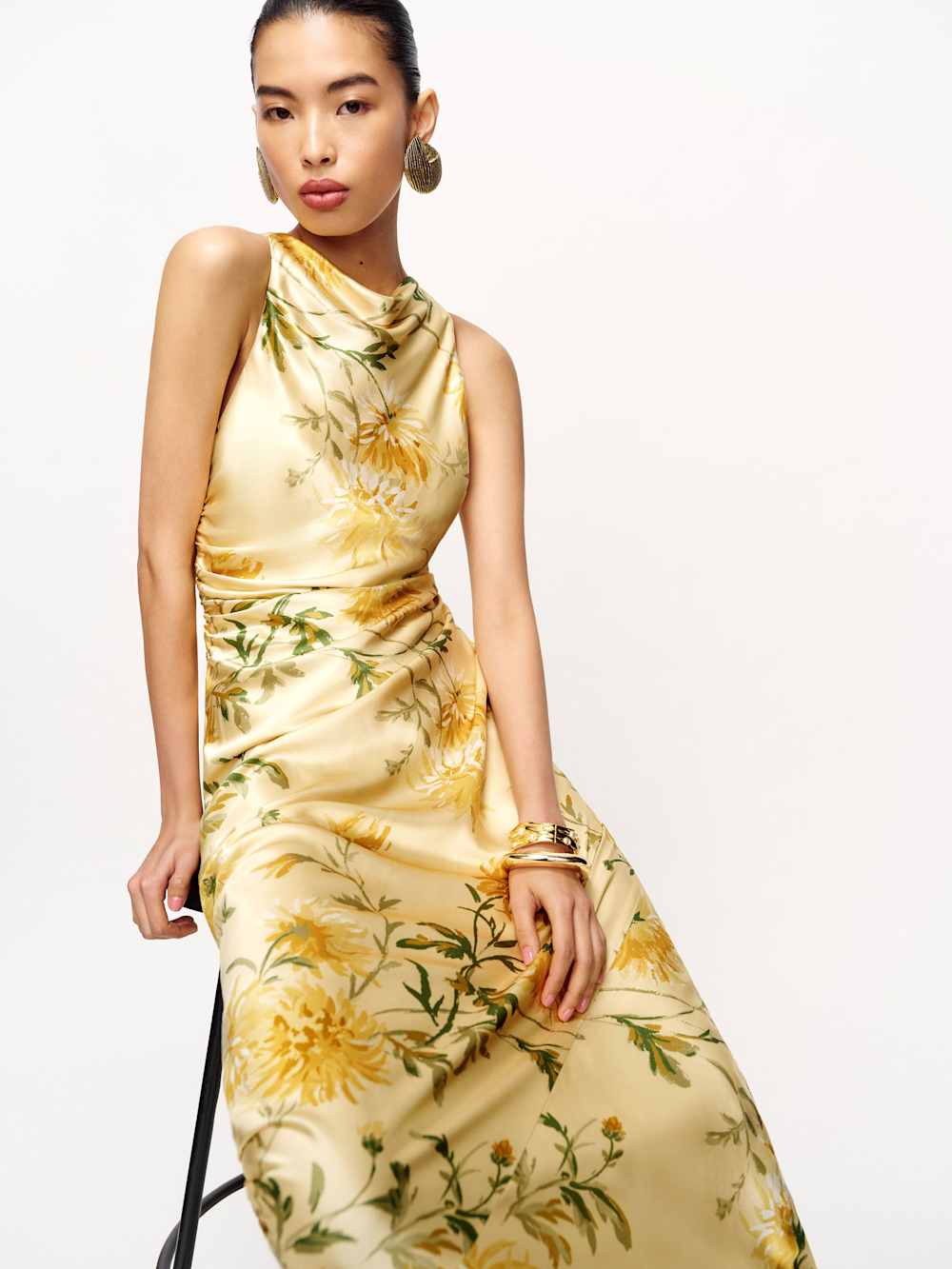 Anaiis Silk Dress - Honeyglow