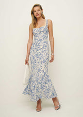 Petites Irisa Dress - Larkspur