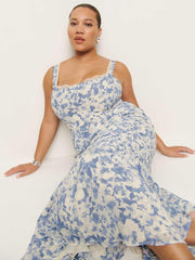 Irisa Dress Es - Larkspur