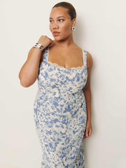 Irisa Dress Es - Larkspur