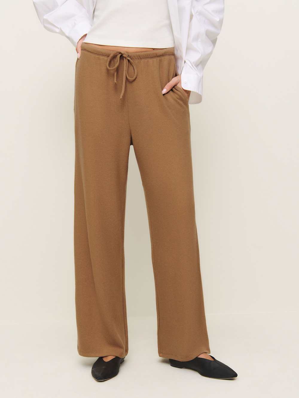 Olina Knit Pant - Camel