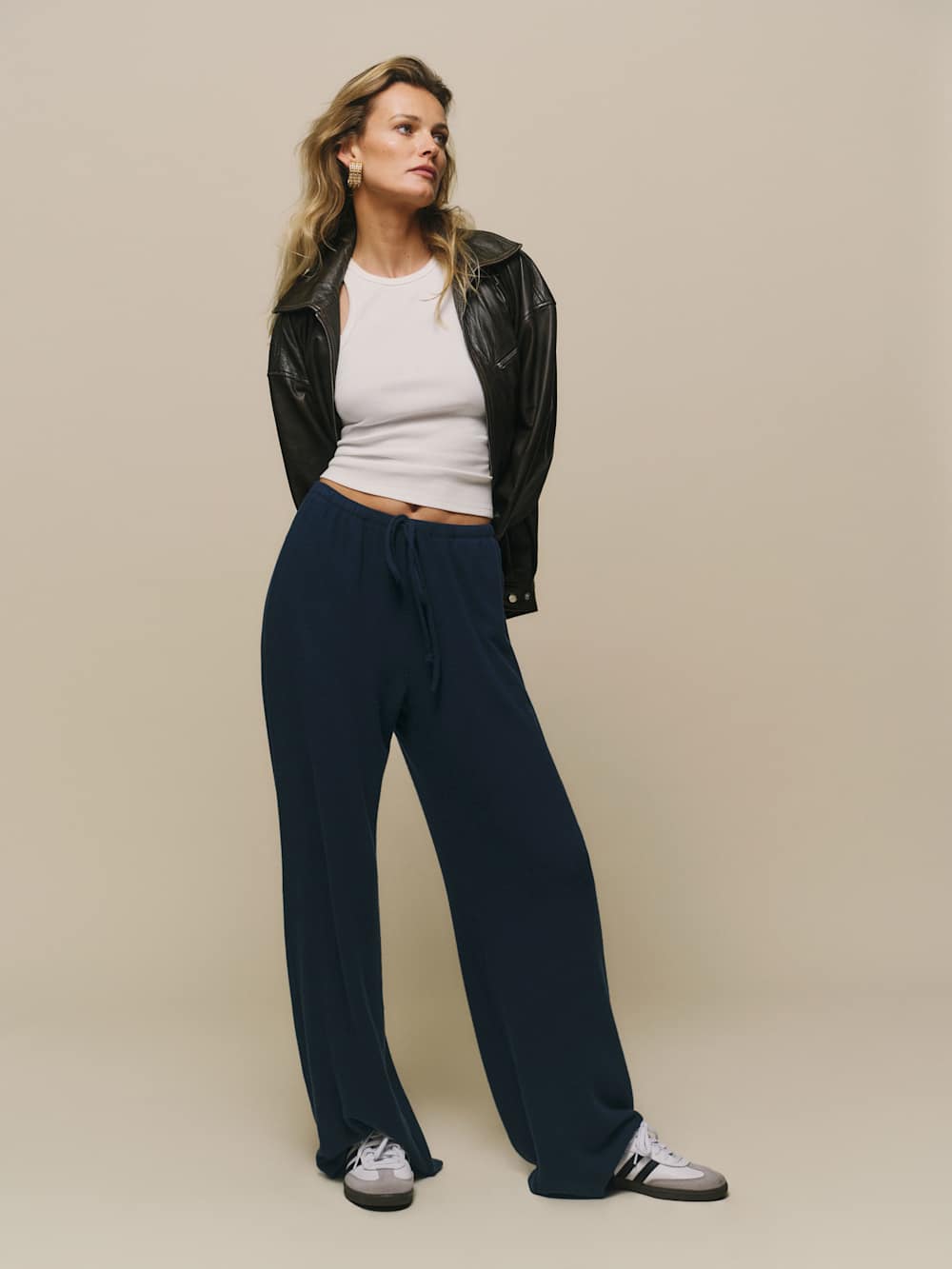 Olina Knit Pant - Midnight