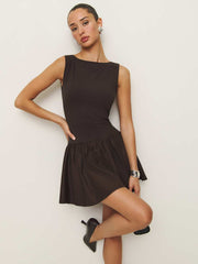 Defina Knit Dress - Mole