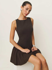 Defina Knit Dress - Mole