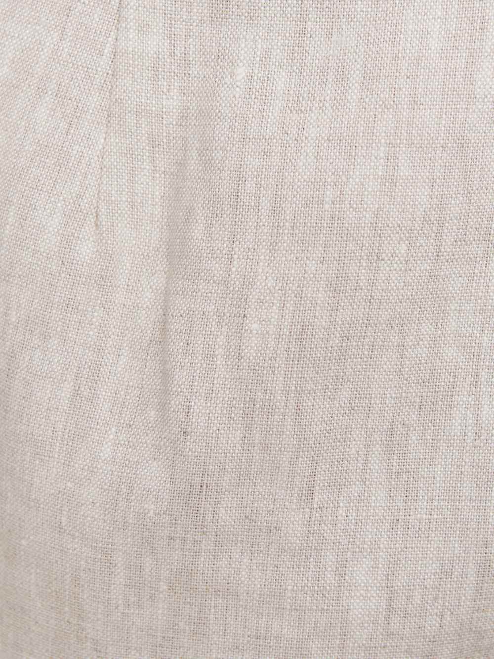 Alex Linen Mid Rise Pant - Oatmeal